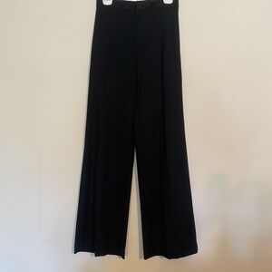 Zara High Wasted Dark Navy Trousers